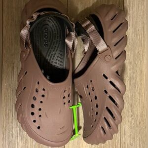 CROCS Mens size 13 Brown Clogs terrain -NEW